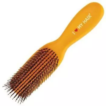 I Love my hair "Spider" Парикмахерская щетка желтая глянцевая М 0409-1501-06