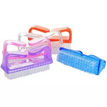 Planet Nails, Щеточка для ногтей с изогнутыми ручками, большая