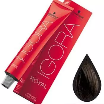 Schwarzkopf Igora Royal стойкая крем-краска для волос 5-6 Светлый коричневый шоколадный 60 мл