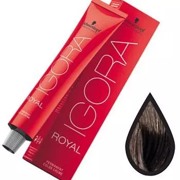 Schwarzkopf Igora Royal стойкая крем-краска для волос 7-0 Средний русый натуральный 60 мл