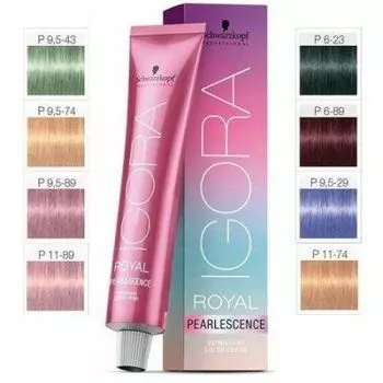 Schwarzkopf Igora Royal стойкая крем-краска для волос 9,5-29 Светлый блондин пастельный пепельный фи