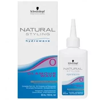 Schwarzkopf Natural Styling Glamour Kit 0 - Комплект для хим завивки трудноз. волос 180 мл