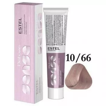 Estel De Luxe Sense - Крем-краска 10\66 Светлый блондин фиолетовый интенсивный, 60 мл