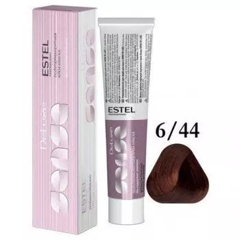 Estel De Luxe Sense - Крем-краска 6\44 Темно-русый медный интенсивный, 60 мл