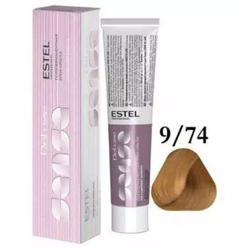 Estel De Luxe Sense - Крем-краска 9\74 Блондин коричнево-медный, 60 мл