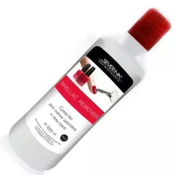Severina, Shellac Remover, Жидкость для снятия шеллака и гель-лака, 1000 мл