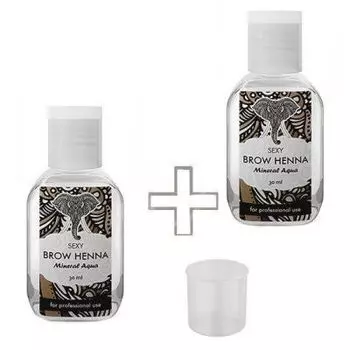 Innovator Cosmetics, Sexy Brow Henna Набор для разведения хны