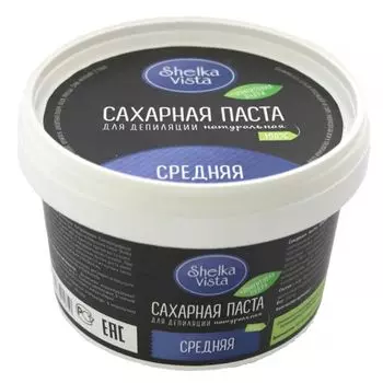 Shelka vista, Сахарная паста с шунгитовой пудрой, Средняя, 800 г