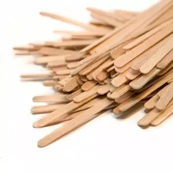 Шпатель деревянный нестерильный МИНИ Depiltouch в коробке 114х10мм 100шт.