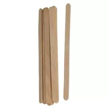 Шпатель деревянный, шлифованый, не стерильный, маленький тм. IGRObeauty 114 х 10 мм., 100 шт.