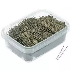 шпильки коричневые волнистые 65мм 500гр. sibel