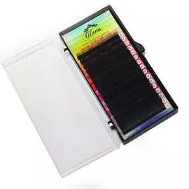 силиконовые ресницы glams на ленте с - 0,05 длина: от 8 до 15