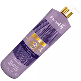 Soupleliss blond gold free, средство для выпрямления волос, шаг 2, 1000 мл