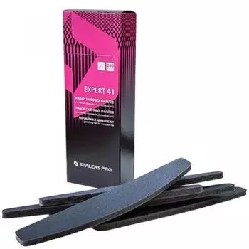 Staleks, набор сменных файлов для пилки полумесяц, шлифовщик, expert 41, 180 грит, 10 шт