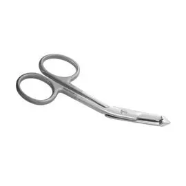 сталекс пн-03 пинцет-ножницы для бровей (заостренные прямые кромки) t4-20-03 (пн-03