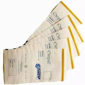 СтериТ, Крафт-пакеты для стерилизации, 100*200, Белые, 100 шт