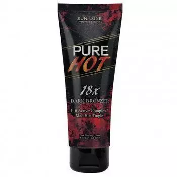 Sun Luxe, Pure Hot, 18x, Крем для загара с высоким уровнем бронзаторов, 125 мл