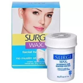 Surgi, Wax Facial, Воск для удаления волос на лице 28 г