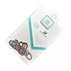 Tnl, декоративный элемент, "винтажная оправа", cеребро