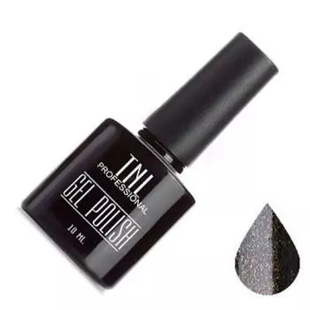 TNL, Гель-лак, №168, черно-зеленый с блестками, 10 мл