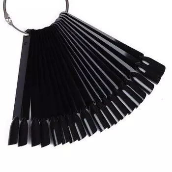 TNL, Палитра "Веер", черная, 50 шт