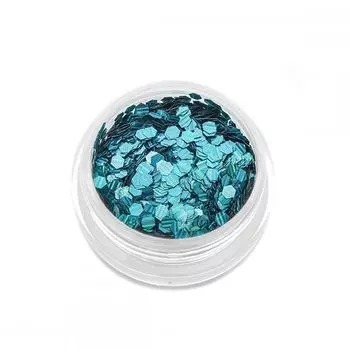 TNL, Шестигранники, кошачий глаз, Бирюзовые, №3