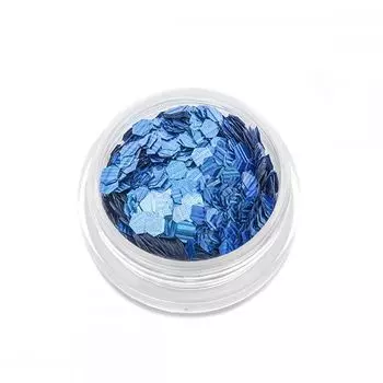 TNL, Шестигранники, кошачий глаз, Синие, №1