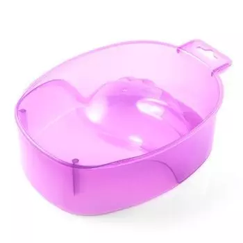 TNL, Ванночка для маникюра, прозрачно-фиолетовая