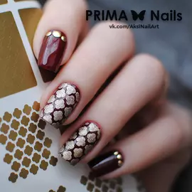 трафарет для дизайна ногтей primanails, марокко