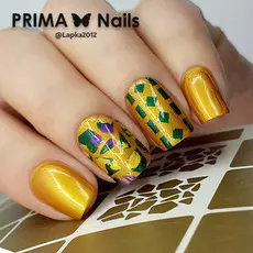 трафарет для дизайна ногтей primanails, мозаика
