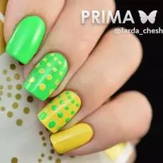 трафарет для дизайна ногтей primanails, принт горошек