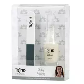 Trind набор "shiny and strong set" (укрепитель +полировка пилка