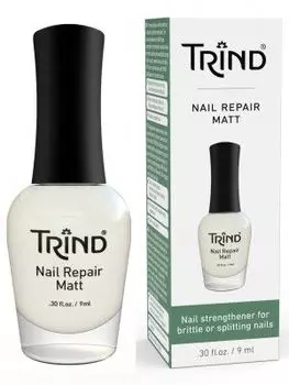 Trind, Nail Repair Matt, Укрепитель ногтей матовый, 9 мл