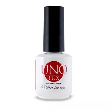 UNO Верхнее Покрытие Uno LUX Velvet Top coat 15мл