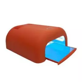 Uv - лампа 36w asn tunnel "велюр" оранжевая planeta nails