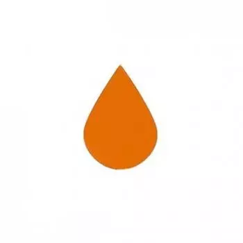 Van Pure, Краска для художественной росписи ногтей, 026, Оранжево-желтая, 12 мл