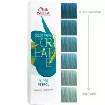 Wella Color Fresh Create SUPER PETROL - Оттеночная краска Супер петроль 60 мл