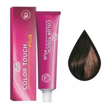 Wella Color Touch Plus - Краска для волос 55/04 (светло-коричневый натуральный красный) 6