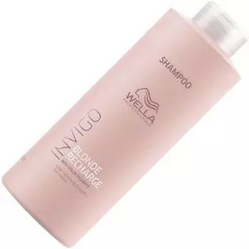 Wella Invigo Blonde Recharge Шампунь-нейтрализатор желтизны для холодных светлых оттенков 1000мл