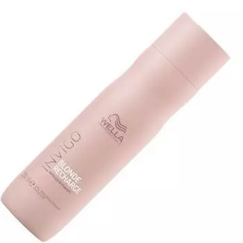 Wella Invigo Blonde Recharge Шампунь-нейтрализатор желтизны для холодных светлых оттенков 250мл