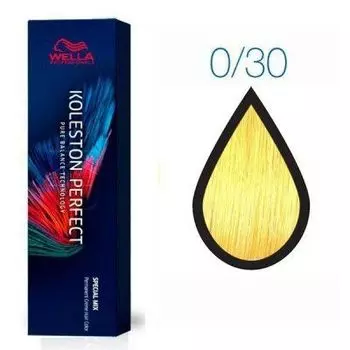Wella KOLESTON PERFECT 0/30 золотистый натуральный 60мл (Стойкая крем-краска)