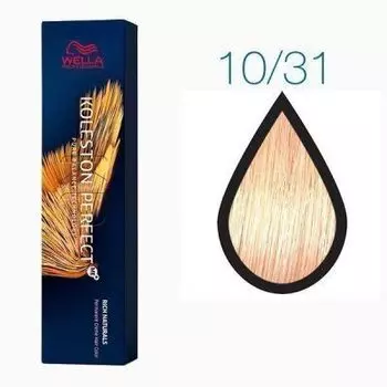 Wella KOLESTON PERFECT 10/31 ливорно 60мл (Стойкая крем-краска)
