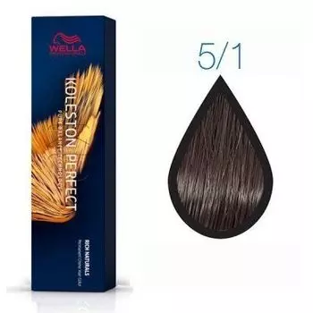 Wella KOLESTON PERFECT 5/1 шоколадное джелато 60мл (Стойкая крем-краска)