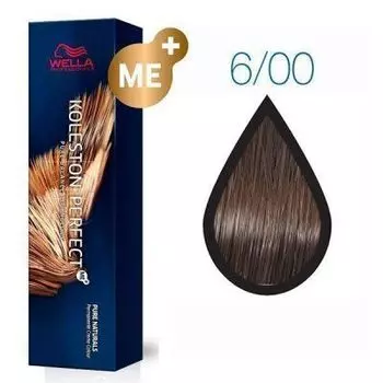 Wella KOLESTON PERFECT 6/00 темный блонд натуральный интенсивный 60мл (Стойкая крем-краска)