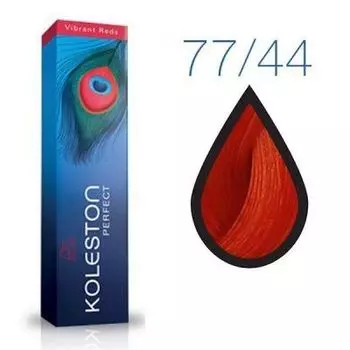 Wella KOLESTON PERFECT 77/44 вулканический красный 60мл (Стойкая крем-краска)