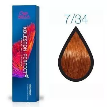 Wella KOLESTON PERFECT 7/34 вишневый грог 60мл (Стойкая крем-краска)