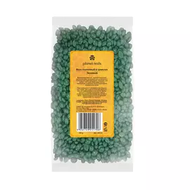 воск горячий пленочный в гранулах зеленый planeta nails 100 г