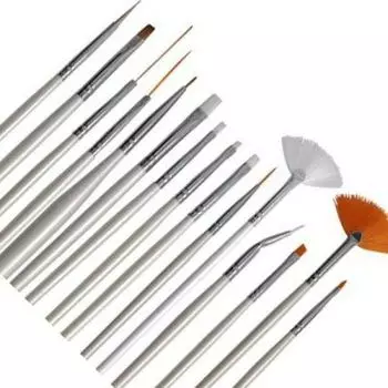 Yoko, Набор кистей для дизайна ногтей, KD 012
