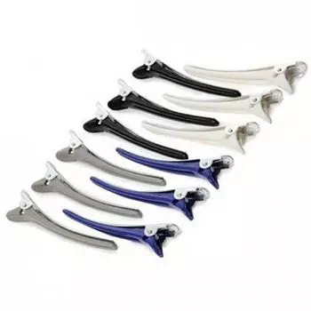 Зажимы Алюминиевые Нейлон 12шт. SIBEL разноцветные