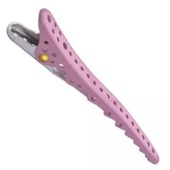 Зажимы для волос Shark Clip Y.S.Park Professional (2 шт. в упаковке) Pink (розовые) 1403-07-2